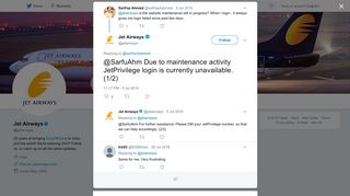 Jet Airways on Twitter: 