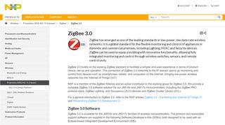 ZigBee 3.0|NXP - NXP Semiconductors