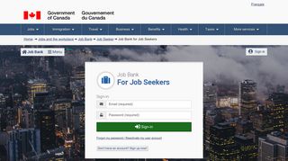 Job Bank for Job Seekers - Job Seeker Module
