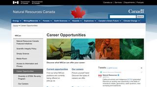 Career Opportunities | Natural Resources Canada