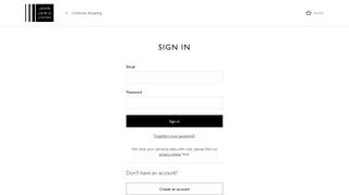 Sign In | My Account | John Lewis & Partners