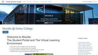 Moodle @ Derby College