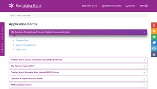 Application Forms | Karnataka Bank