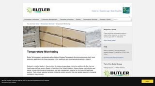 Temperature Monitoring | Butler Technologies - Calibration Laboratory ...