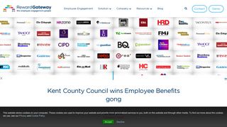 Kent County Council wins Employee Benefits gong - Reward Gateway