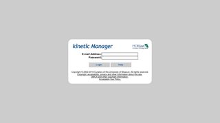 to kinetic Manager login - MOREnet