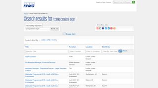 Kpmg Careers Login - KPMG UK Jobs - Jobs at KPMG UK