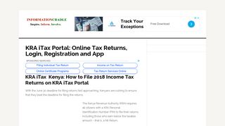 iTax Kenya: KRA Online Tax Returns, KRA iTax Portal and Login ...