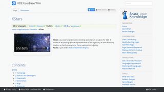 KStars - KDE UserBase Wiki