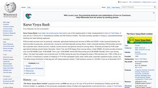 Karur Vysya Bank - Wikipedia