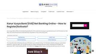 Kvb Net Banking Registration Login And Support