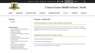Parents - L'Anse Creuse Public Schools