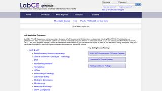 Continuing Education Courses for Laboratorians - LabCE.com