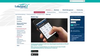 Lakeland Credit Union - Mobile App