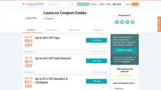 Laura.ca Coupons - Save 50% w/ Feb. 2019 Promo & Coupon Codes