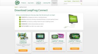 leapfrog connect not recognizing device