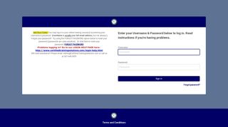 CERTIFIED TRAINING SOLUTIONS: Sign in