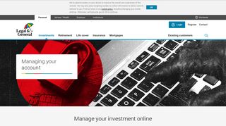 Legal & General - Managing your account