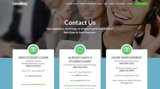 Contact Us: Loan Support & Services | LendKey