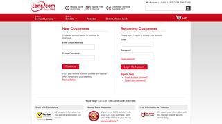 My Account - Lens.com