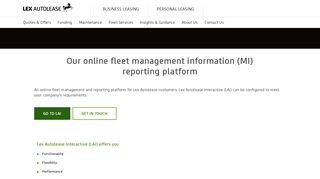 Fleet Online Services - Lex Autolease Interactive | Lex Autolease