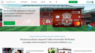 Liverpool FC Cashback – Standard Chartered Malaysia