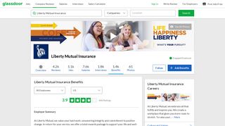 Liberty Mutual Insurance Employee Benefits and Perks | Glassdoor
