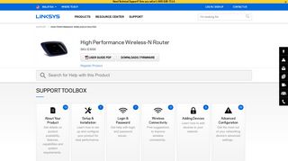 Linksys Official Support - High Performance Wireless-N Router