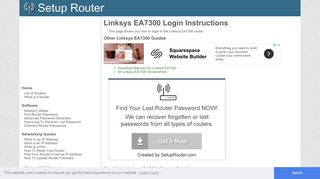 How to Login to the Linksys EA7300 - SetupRouter