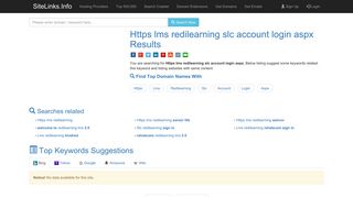 Https lms redilearning slc account login aspx Results For Websites ...