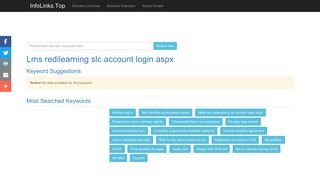 Lms redilearning slc account login aspx Search - InfoLinks.Top