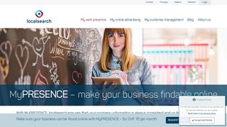 MyPRESENCE – make your business findable online | localsearch