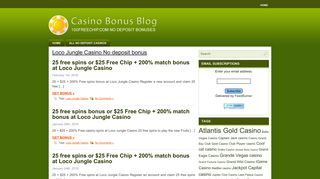 Loco Jungle Casino | $100 Free chip