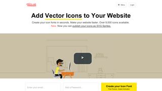 Create your Icon Font in seconds - 9000 Vector Icons Available - Free ...
