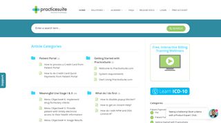 PracticeSuite - Help | Knowledge base for PracticeSuite