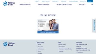 Online Banking | SB One Bank