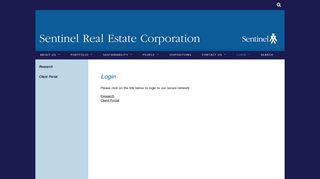 Login - Sentinel Real Estate Corp