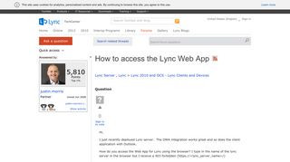 what is lync web app plug-in