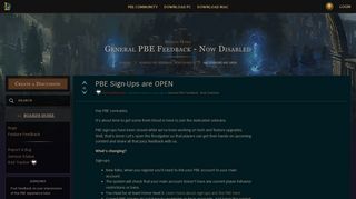 how to get on lol pbe