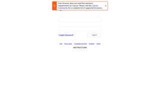 Log In to Canvas - Instructure