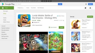 Lords Mobile: Battle of the Empires - Strategy RPG - Apps on Google ...