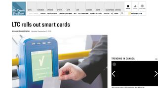 LTC rolls out smart cards | The London Free Press