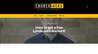 How to get a free Lynda.com account! - Church Hacks