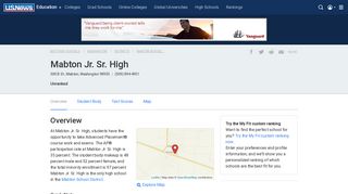 Mabton Jr. Sr. High in Mabton, WA - US News Best High Schools