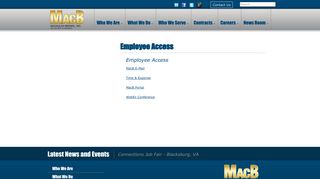 Employee Access | MacB / MacAulay-Brown, Inc.
