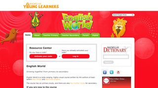 English World | Macmillan Young Learners