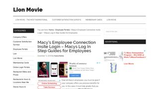 Macy's Employee Connection Insite Login – Macys Log In Step Guides ...