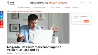 Magento Fix: Customers can't login to version 1.8 ,1.8.1 and 1.9 - BSS ...
