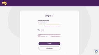 Log in to Your Nectar Account | Nectar