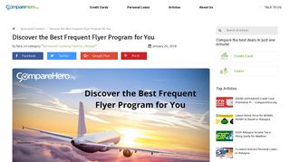 Discover the Best Frequent Flyer Program for You | CompareHero